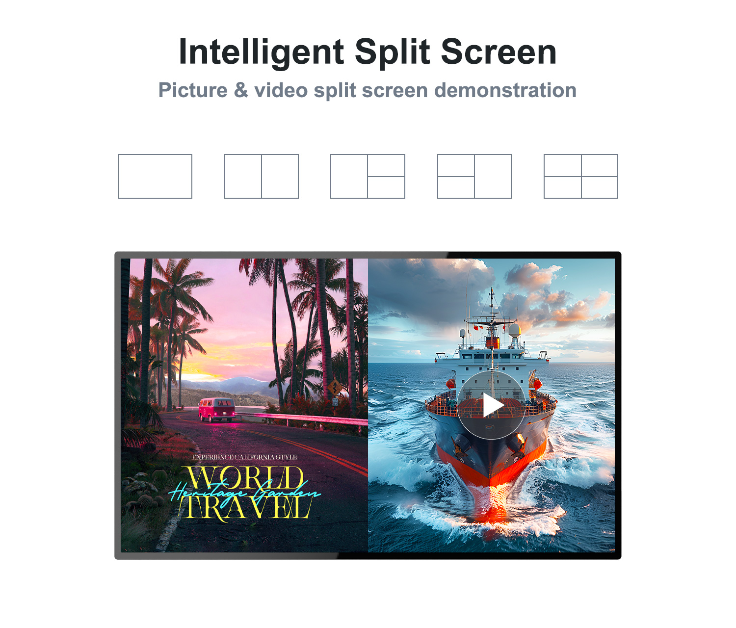 Split-Screen Display