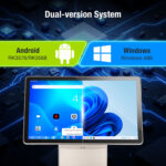 PT1505W 15.6″ Android/Windows Dual-OS Touch Terminal, Flexible Dual-Screen Options