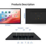 PW1537T 15.6″ Android Touch Panel Tablet with PoE & LED Status Bar