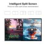 DS**01 Serials 32″-65” Android Wall-Mount Digital Signage with CMS & Split-Screen