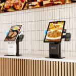 PR1504/PR2204/PR2404 15.6″/21.5″/23.8″ Android Desktop Self Service Kiosk with Printer & QR Code Scanner