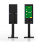 PR2201/PR2701/PR3201 21.5″/27″/32″ Android/Windows Floor Standing Self Service Kiosk with Printer & QR Code Scanner