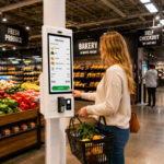 PR2201/PR2701/PR3201 21.5″/27″/32″ Android/Windows Floor Standing Self Service Kiosk with Printer & QR Code Scanner