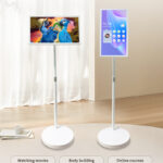 SR2237 21.5” Portable Floor Stand Digital Signage | RK / MTK Smart Display | Commercial Advertising Screen for Retail & Showroom