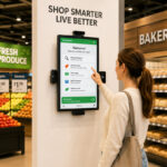 PR2203 21.5″ Android Wall-Mounted Self-Service Kiosk with Optional Peripheral Modules
