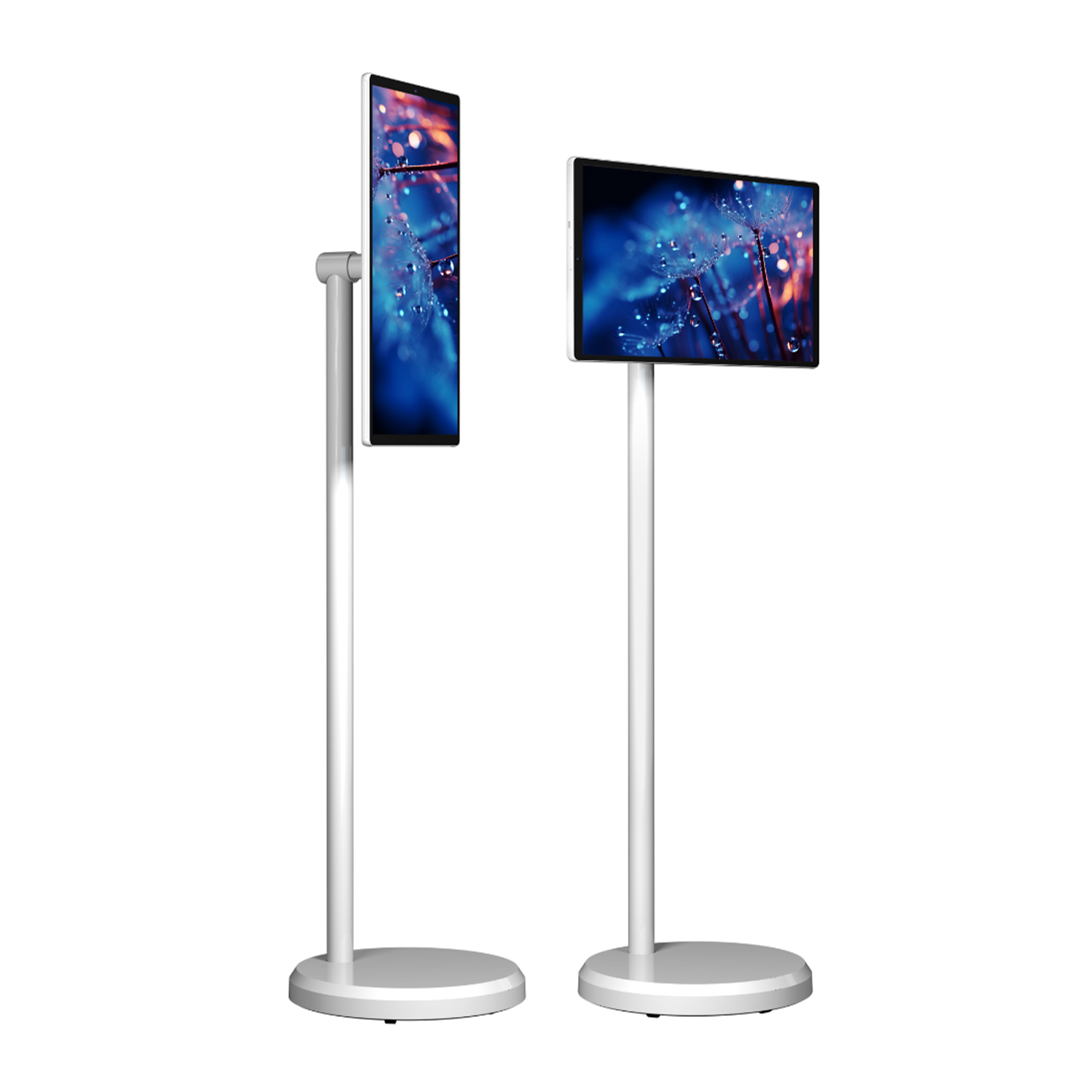 SR2202/SR2402/SR3202 21.5”/24‘‘/’’32” Portable Smart Screen with Build-in Battery & Silent Wheels