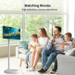 SR2202/SR2402/SR3202 21.5”/24‘‘/’’32” Portable Smart Screen with Build-in Battery & Silent Wheels