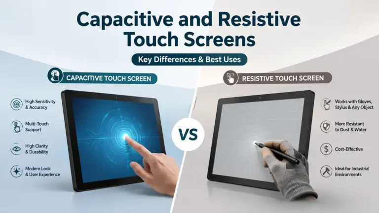 Capacitive vs. Resistive Touch Screen Monitors: Which Is Better for Commercial Use?
