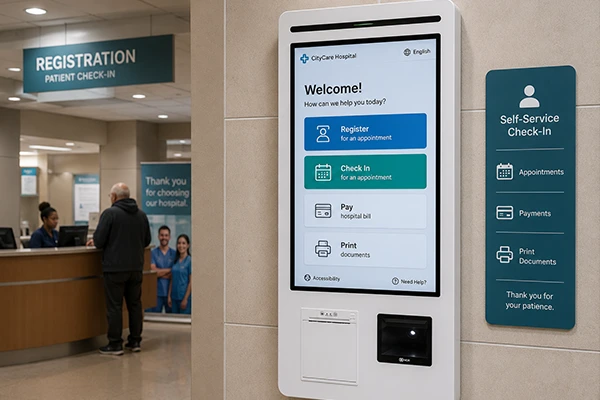 Hospital & Medical Healthcare Patient Check-in Kiosk